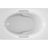Jacuzzi 60" x 36" Nova Drop In Soaking Bathtub with Universal Drain -Jacuzzi Sales Store jacuzzi nov6036buxxxxw 6537221