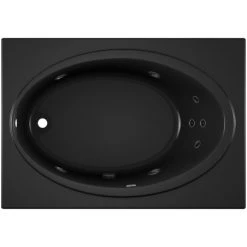 Jacuzzi 60" x 42" Nova Drop In Comfort Whirlpool Bathtub with Basic Controls, Heater, Left Drain and Right Pump -Jacuzzi Sales Store jacuzzi nov6042 wlr 2hx alternate view 5268