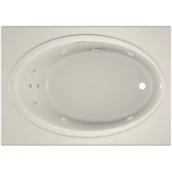 Jacuzzi 60" x 42" Nova Drop In Comfort Whirlpool Bathtub with Basic Controls, Right Drain and Left Pump -Jacuzzi Sales Store jacuzzi nov6042 wrl 2xx alternate view 3374