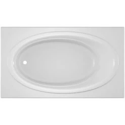 Jacuzzi 72" x 42" Nova Drop In Soaking Bathtub with Universal Drain -Jacuzzi Sales Store jacuzzi nov7242 bux xxx alternate view 5630