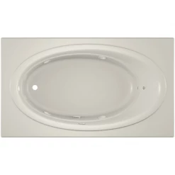 Jacuzzi 72" x 42" Nova Drop In Comfort Whirlpool Bathtub with Basic Controls, Heater, Left Drain and Right Pump -Jacuzzi Sales Store jacuzzi nov7242 wlr 2hx alternate view 3394