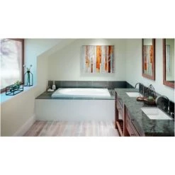 Jacuzzi 72" x 42" Nova Drop In Comfort Whirlpool Bathtub with Basic Controls, Right Drain and Left Pump -Jacuzzi Sales Store jacuzzi nov7242 wrl 2xx alternate view 3412