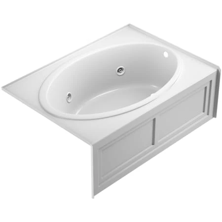 Jacuzzi 60" x 42" Nova Drop In Three Wall Alcove Comfort Whirlpool Bathtub with Basic Controls, Right Drain and Left Pump 4 Jacuzzi 60" x 42" Nova Drop In Three Wall Alcove Comfort Whirlpool Bathtub with Basic Controls, Right Drain and Left Pump - Image 2