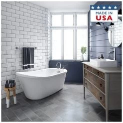 Jacuzzi Piccolo 59" Soaking Bathtub for Freestanding Installation with Reversible Drain -Jacuzzi Sales Store jacuzzi pif5932buxxxx alternate view 1830