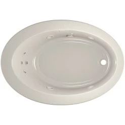 Jacuzzi 62" x 43" Riva® Drop In Comfort Whirlpool Bathtub with 8 Jets, Basic Controls, Chromatherapy, Heater, Reversible Drain and Pump -Jacuzzi Sales Store jacuzzi riv6243 wrl 2ch alternate view 3454