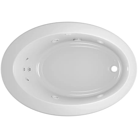 Jacuzzi 62" x 43" Riva® Drop In Comfort Whirlpool Bathtub with 8 Jets, Basic Controls, Heater, Reversible Drain and Pump 4 Jacuzzi 62" x 43" Riva® Drop In Comfort Whirlpool Bathtub with 8 Jets, Basic Controls, Heater, Reversible Drain and Pump - Image 2