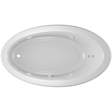 Jacuzzi 66" x 38" Riva® Drop In Comfort Whirlpool Bathtub with 8 Jets, Basic Controls, Chromatherapy, Heater, Reversible Drain and Pump 4 Jacuzzi 66" x 38" Riva® Drop In Comfort Whirlpool Bathtub with 8 Jets, Basic Controls, Chromatherapy, Heater, Reversible Drain and Pump - Image 2
