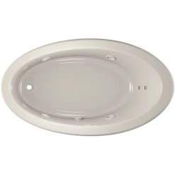 Jacuzzi 66" x 38" Riva Drop In Comfort Whirlpool Bathtub with 8 Jets, Basic Controls, Heater, Reversible Drain and Pump -Jacuzzi Sales Store jacuzzi riv6638 wlr 2hx alternate view 3484