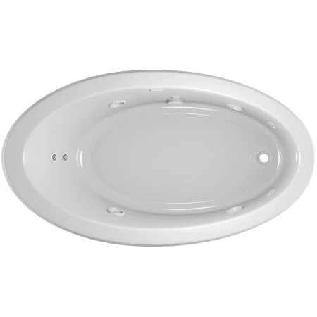 Jacuzzi 66" x 38" Riva Drop In Comfort Whirlpool Bathtub with 8 Jets, Basic Controls, Chromatherapy, Heater, Reversible Drain and Pump 4 Jacuzzi 66" x 38" Riva Drop In Comfort Whirlpool Bathtub with 8 Jets, Basic Controls, Chromatherapy, Heater, Reversible Drain and Pump - Image 2