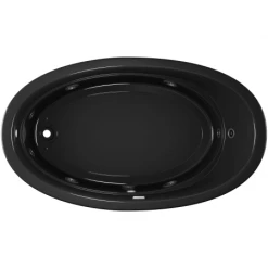 Jacuzzi 72" x 42" Riva® Drop In Comfort Whirlpool Bathtub with 8 Jets, Basic Controls, Chromatherapy, Heater, Reversible Drain and Pump -Jacuzzi Sales Store jacuzzi riv7242 wlr 2ch alternate view 3528