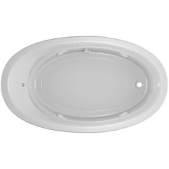 Jacuzzi 72" x 42" Riva® Drop In Comfort Whirlpool Bathtub with 8 Jets, Basic Controls, Chromatherapy, Heater, Reversible Drain and Pump -Jacuzzi Sales Store jacuzzi riv7242 wrl 2ch alternate view 3541