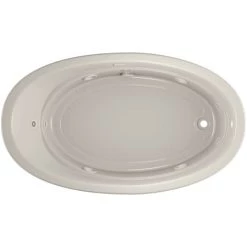 Jacuzzi 72" x 42" Riva® Drop In Comfort Whirlpool Bathtub with 8 Jets, Basic Controls, Chromatherapy, Heater, Reversible Drain and Pump -Jacuzzi Sales Store jacuzzi riv7242 wrl 2ch alternate view 3544