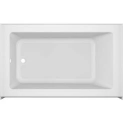 Jacuzzi Signature 60" Three Wall Alcove Acrylic Soaking Tub with Left Drain, and Overflow - Includes Removable Skirt -Jacuzzi Sales Store jacuzzi s1s6036blxxrs alternate image 3