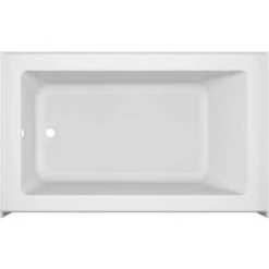 Jacuzzi Signature 60" Three Wall Alcove Acrylic Soaking Tub with Left Drain, and Overflow -Jacuzzi Sales Store jacuzzi s1s6036blxxxx alternate image 9