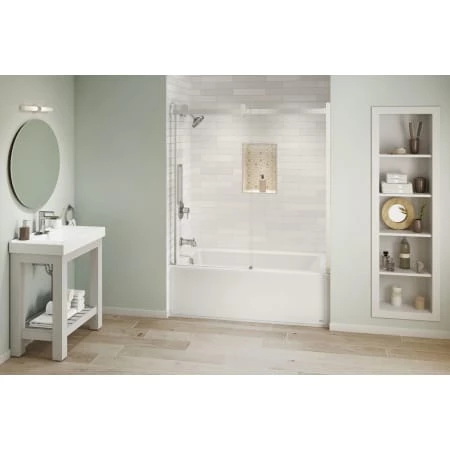 Jacuzzi Signature 66" Three Wall Alcove Acrylic Soaking Tub with Right Drain, and Overflow - Includes Removable Skirt 4 Jacuzzi Signature 66" Three Wall Alcove Acrylic Soaking Tub with Right Drain, and Overflow - Includes Removable Skirt - Image 2