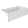 Jacuzzi Signature 66" Three Wall Alcove Acrylic Whirlpool Tub with Right Drain, and Overflow -Jacuzzi Sales Store jacuzzi s1s6632wrl1xxw 3985559