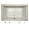 Jacuzzi 66" x 36" Sia® Drop In Luxury Pure Air® Bathtub with LCD Controls, Chromatherapy, Center Drain and Right Blower -Jacuzzi Sales Store jacuzzi sia6636acr5cxy 100825