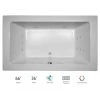 Jacuzzi 66" x 36" Sia® Drop In Luxury Salon Spa Bathtub with 13 Jets, Luxury Controls, Chromatherapy, Heater, Center Drain and Right Pump -Jacuzzi Sales Store jacuzzi sia6636ccr4chw 100825