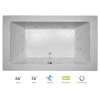 Jacuzzi 66" x 36" Sia® Drop In Luxury Salon Spa Bathtub with 13 Jets, LCD Controls, Chromatherapy, Heater, Center Drain and Right Pump
