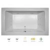 Jacuzzi 66" x 36" Sia® Drop In Luxury Whirlpool Bathtub with 13 Jets, LCD Controls, Illumatherapy, Heater, Center Drain and Right Pump