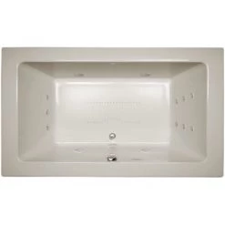Jacuzzi 72" x 42" Sia® Drop In Luxury Salon Spa Bathtub with 13 Jets, Luxury Controls, Chromatherapy, Heater, Center Drain and Right Pump -Jacuzzi Sales Store jacuzzi sia7242 ccr 4cw alternate view 3644