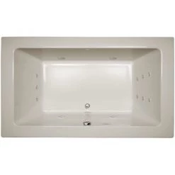 Jacuzzi 72" x 42" Sia® Drop In Luxury Whirlpool Bathtub with 13 Jets, LCD Controls, Chromatherapy, Heater, Center Drain and Right Pump -Jacuzzi Sales Store jacuzzi sia7242 wcr 5cw alternate view 3704