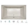 Jacuzzi 72" x 42" Sia® Drop In Luxury Salon Spa Bathtub with 13 Jets, Luxury Controls, Chromatherapy, Heater, Center Drain and Right Pump -Jacuzzi Sales Store jacuzzi sia7242ccr4cwy 100825