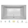 Jacuzzi 72" x 42" Sia® Drop In Luxury Salon Spa Bathtub with 13 Jets, LCD Controls, Illumatherapy, Heater, Center Drain and Right Pump 1 Jacuzzi 72" x 42" Sia® Drop In Luxury Salon Spa Bathtub with 13 Jets, LCD Controls, Illumatherapy, Heater, Center Drain and Right Pump -Jacuzzi Sales Store jacuzzi sia7242ccr5iww 100825