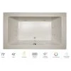 Jacuzzi 72" x 42" Sia® Drop In Luxury Whirlpool Bathtub with 13 Jets, Luxury Controls, Chromatherapy, Heater, Center Drain and Right Pump -Jacuzzi Sales Store jacuzzi sia7242wcr4cwy 100825
