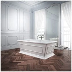 Jacuzzi Siena 69" Soaking Freestanding Bathtub with Center Drain -Jacuzzi Sales Store jacuzzi sif6934bcxxxx alternate view 5326