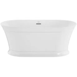 Jacuzzi Serafina 59" Free Standing Acrylic Tub with Center Drain, Drain Assembly, and Overflow -Jacuzzi Sales Store jacuzzi snf5931bcxxxx alternate view 5333