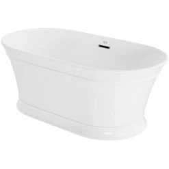 Jacuzzi Serafina 59" Free Standing Acrylic Tub with Center Drain, Drain Assembly, and Overflow -Jacuzzi Sales Store jacuzzi snf5931bcxxxx alternate view 5334