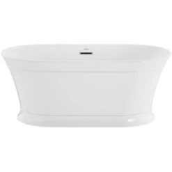 Jacuzzi Serafina 59" Free Standing Acrylic Tub with Center Drain, Drain Assembly, and Overflow -Jacuzzi Sales Store jacuzzi snf5931bcxxxx alternate view 5335