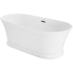 Jacuzzi Serafina 67" Free Standing Acrylic Tub with Center Drain, Drain Assembly, and Overflow -Jacuzzi Sales Store jacuzzi snf6731bcxxxx alternate view 5340