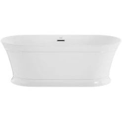 Jacuzzi Serafina 67" Free Standing Acrylic Tub with Center Drain, Drain Assembly, and Overflow -Jacuzzi Sales Store jacuzzi snf6731bcxxxx alternate view 5341