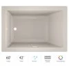 Jacuzzi 60" x 42" Solna™ Drop-In/Undermount Luxury Pure Air® Bathtub with Luxury Controls, Chromatherapy and Left Drain -Jacuzzi Sales Store jacuzzi sol6042alr4cxy 100825