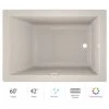 Jacuzzi 60" x 42" Solna™ Drop-In/Undermount Luxury Pure Air® Bathtub with Luxury Controls, Chromatherapy and Right Drain -Jacuzzi Sales Store jacuzzi sol6042arl4cxy 100825