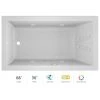 Jacuzzi 66" x 36" Solna™ Drop-In/Undermount Luxury Salon® Spa Bathtub with Luxury LCD Controls, Chromatherapy, Heater and Right Drain