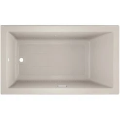 Jacuzzi 72" x 42" Solna™ Drop-In/Undermount Luxury Pure Air® Bathtub with Luxury Controls, Chromatherapy and Left Drain -Jacuzzi Sales Store jacuzzi sol7242alr4cx alternate view 2015