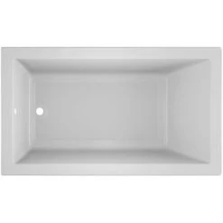 Jacuzzi 72" x 42" Solna™ Drop-In/Undermount Luxury Soaking Bathtub with Reversible Drain Placement -Jacuzzi Sales Store jacuzzi sol7242buxxxx alternate view 2028