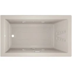 Jacuzzi 72" x 42" Solna™ Drop-In/Undermount Luxury Salon® Spa Bathtub with Luxury Controls, Chromatherapy, Heater and Right Drain -Jacuzzi Sales Store jacuzzi sol7242crl4ch alternate view 2035