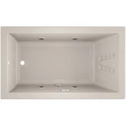 Jacuzzi 72" x 42" Solna™ Drop-In/Undermount Luxury Whirlpool Bathtub with Luxury Controls, Illumatherapy, Whisper Technology™, Heater and Left Drain -Jacuzzi Sales Store jacuzzi sol7242wlr4iw alternate view 2075