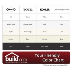 Jacuzzi 72" x 42" Mito Drop In Soaking Bathtub with Center Drain 13 Jacuzzi 72" x 42" Mito Drop In Soaking Bathtub with Center Drain -Jacuzzi Sales Store jacuzzi competitive color chart 1