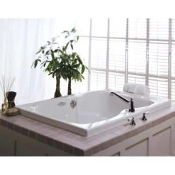 Jacuzzi 72" x 42" Mito Drop In Soaking Bathtub with Center Drain 10 Jacuzzi 72" x 42" Mito Drop In Soaking Bathtub with Center Drain -Jacuzzi Sales Store mito lifestyle