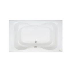 Jacuzzi 72" x 42" Mito Drop In Soaking Bathtub with Center Drain 9 Jacuzzi 72" x 42" Mito Drop In Soaking Bathtub with Center Drain -Jacuzzi Sales Store mito soaker white 041210